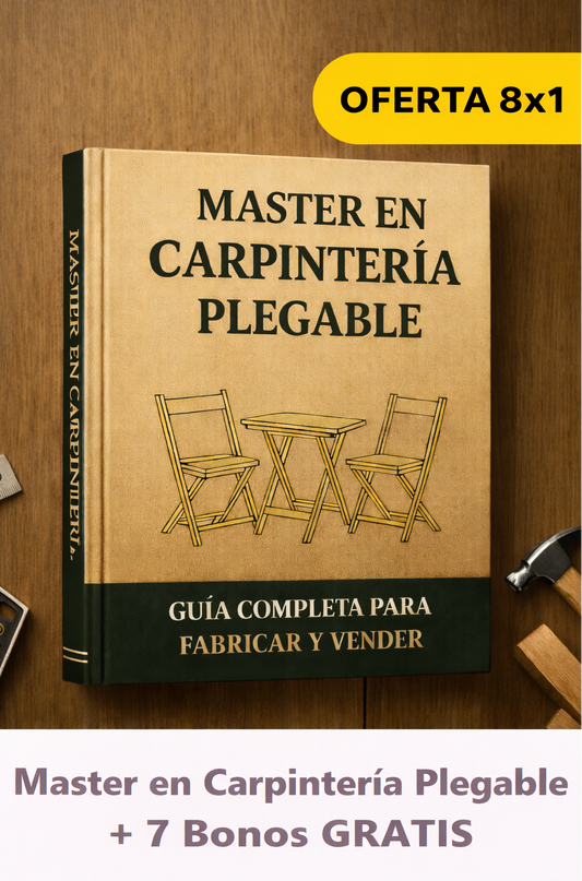 Máster en carpintería plegable +7 BONOS de regalo